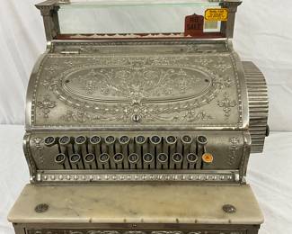 National Cash Register with Marquee Nickel over Brass