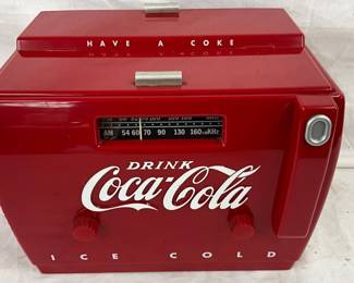 12 x 9-Inch Replica Coca-Cola Cooler AM/FM Radio
