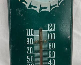Orange Crush Metal Thermometer, 6 x 15 Inches