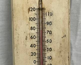 Russell-Miller Milling Company Wooden Advertising Thermometer, 4” x 15”