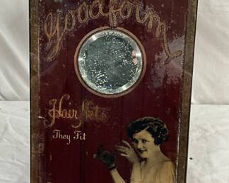 Goodform Hair Net Display Cabinet with Original Packaging, 10 x 15 Inches