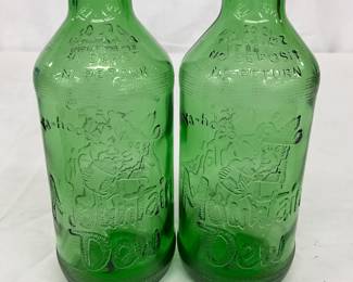 Early Green 10-Ounce Mountain Dew ‘Willie’ Bottles with Caps