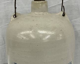 1G. Stoneware Whiskey Jug with Handle from The Casper Co., Winston-Salem, NC