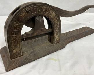 Early Lorillards Climax Plug Tobacco Cutter Without Blade