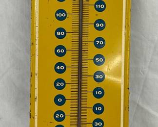 1964 Metal Self-Framed Pepsi Thermometer, 7×28