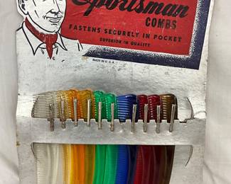 8 1/2×12 Cardboard Sportsman Combs Display with Product