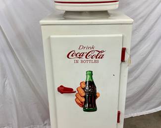 Restored 24″ x 62″ Coca-Cola Beehive Refrigerator