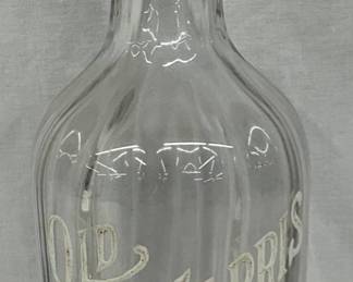 Early 1900s Old Sam Harris Whiskey Glass Decanter
