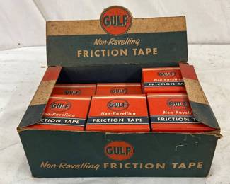 8 X 5 1/2 Gulf Non-Ravelling Friction Tape Display Box with 16 Unopened Boxes