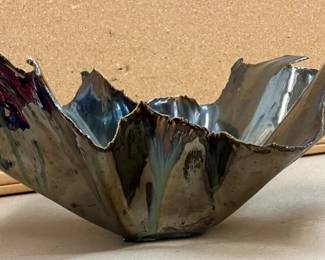 One of a Kind Handcrafted PORCELAIN Bowl Sculpture AAA1582GF