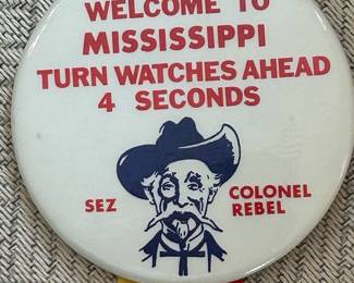 Ole Miss Vintage Button