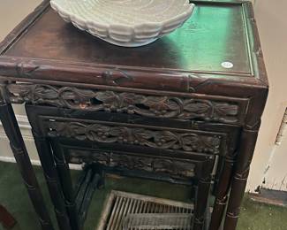 3 Nesting Tables with Carving!