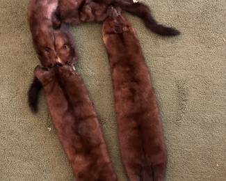 Vintage real Mink Collar