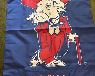 Ole Miss Flag with Colonel Reb