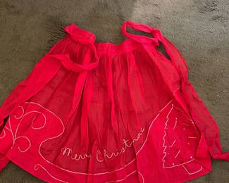 Vintage "Merry Christmas" Apron