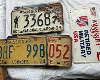 Vintage Car Tags