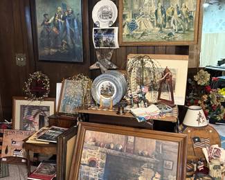 Americana and civil war furnishings.