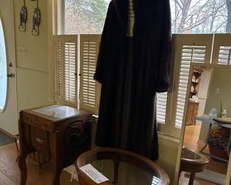 Mink coat, mahogany color, size 12, excellent condition, like new!