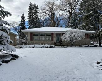 Ranch-style home for sale by owner.
