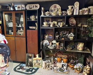 Wine country and other mixed furnishings.  Cabinet for sale.
