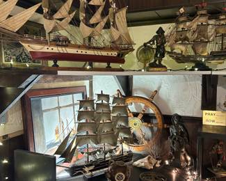 Unique Model ship collection.
