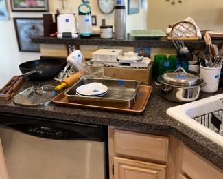 An entire kitchen filled with goodies.