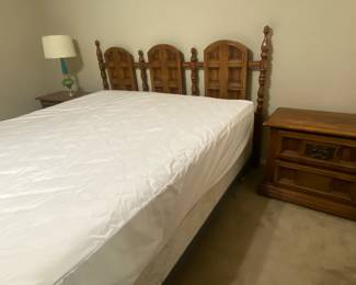 Mattress, Box Spring, headboard, Nightstands