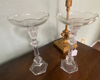Crytstal Candle Sticks