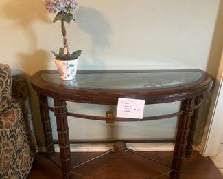 Entry Table (Solid wood and metal)