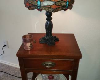 Side Table
Tiffany Style Lamps