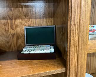Double Twelve Domino Set in a Wooden Case