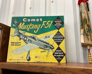 Comet Mustang F-51 Model Airplane Kit