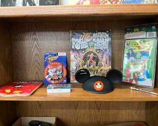 Winners Circle Tony Stewart Die Cast Car - Walt Disney Mickey Mouse Ears & Disney 3D Book
