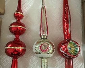 Three fantastic vintage tree toppers