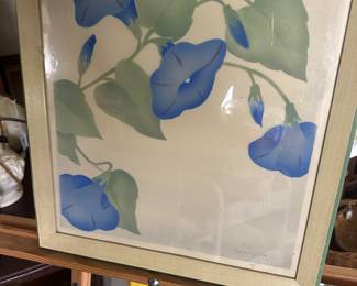 This a beautiful watercolor by Eva Mae Yoder, who is a very historic Indiana artist