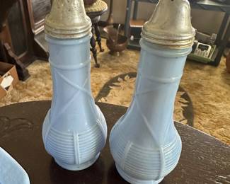 Jeannette Depression Glass Delphite S&P!