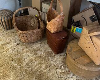 We have MANY vintage baskets! All of them are in excellent condition!