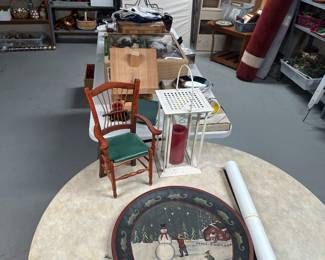 And here are two more and our final tables of Christmas items