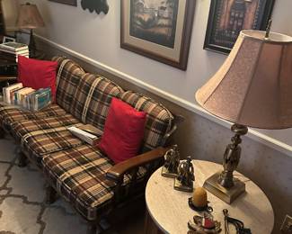 Many of the items in this home project an early American style with lots of revolutionary and civil war themed items!