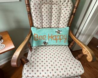 Is a very nice rocker with original cushions