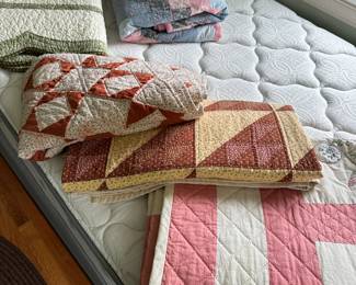We actually have a large number of quilt at the sale new to vintage