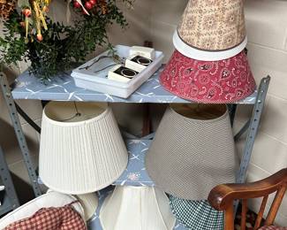 If anybody needs a lampshade, we have them