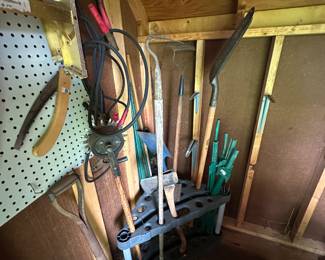 Great selection of yard tools and such!