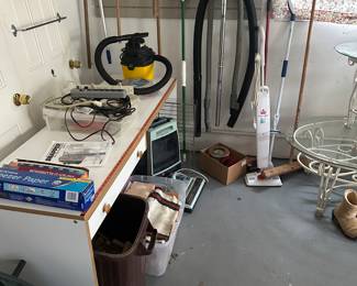My garage I particularly like the small shop VAC up at the top of the picture