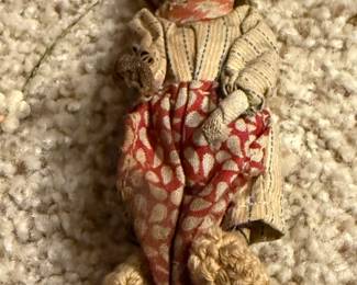 Antique  Pocket Composite Baby Doll