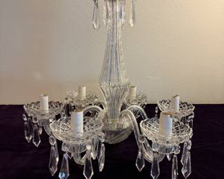Unsigned Crystal Chandelier - Looks like discontinued  Waterford WATC6 Chandelier.