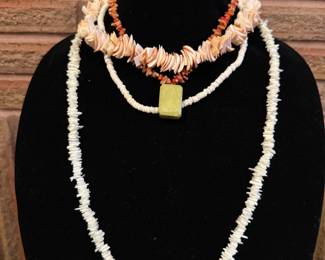 SeaShell and Coral Necklaces