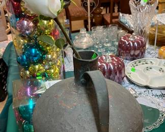 Heavy Cast Iron Vintage Water Jug