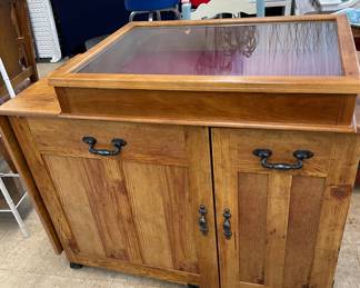 Sewing Cabinet, Jewelry Display Case