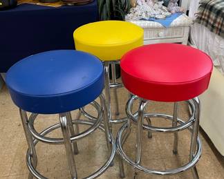New Out of Box Bar Stools Primary Colors